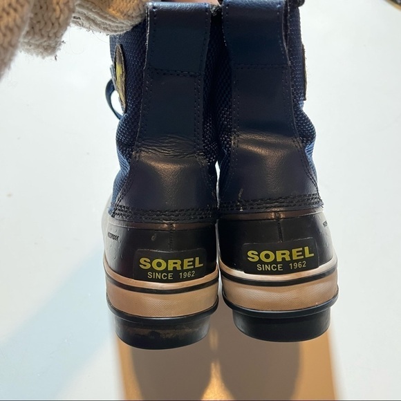 Sorel Womens Waterproof Faux Fur Boot Black Blue Size 9 NL2010-591. - Picture 5 of 6